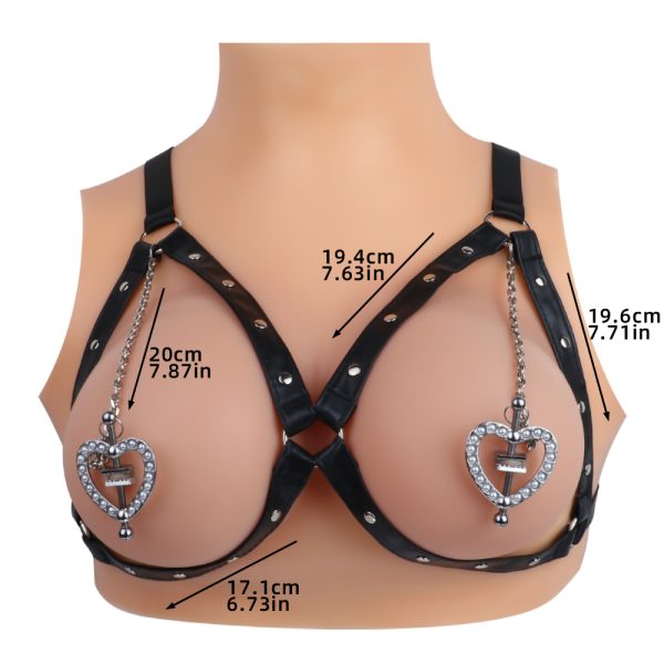 QKKQ-C8046 Nipple Clamps Pearls Into The Hearts - Image 4