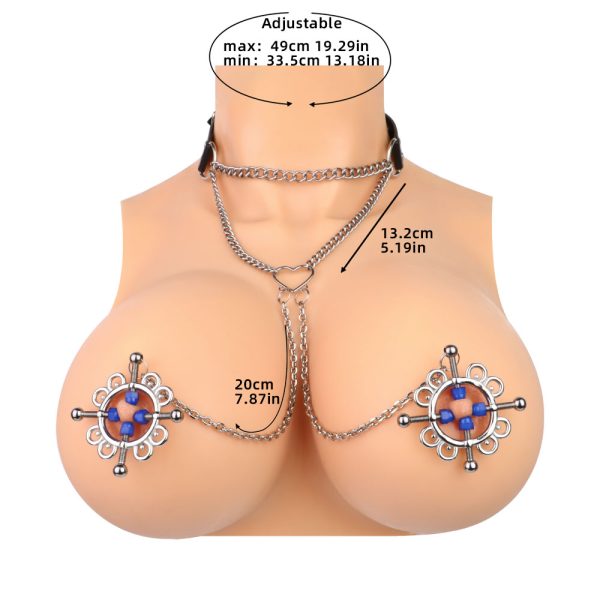 QKKQ-C8082 Nipple Clamps Budding Blooms - Image 5