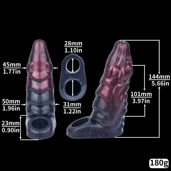 FRRK-3318 New Fantasy Cock Sleeve for Male Extender - Image 4