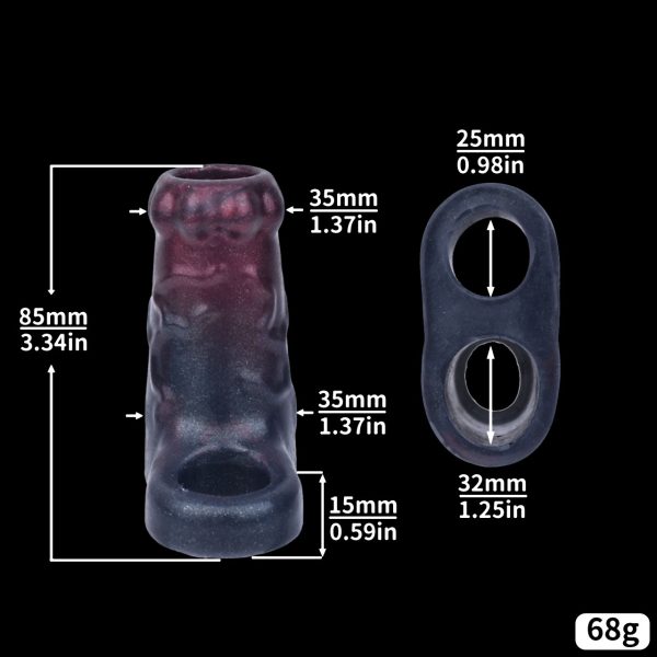 FRRK-319 Hot Fantasy Dildo Sleeve for Male Enlarge - Image 5