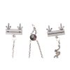 QK-C8147 Metal SM Women's sex toy Nipple Clamps With Chain - Image 6