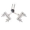 QK-C8147 Metal SM Women's sex toy Nipple Clamps With Chain - Image 7