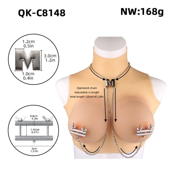 QK-C8148 Breast Sex Toy Nipple Clamps For Women - Image 2