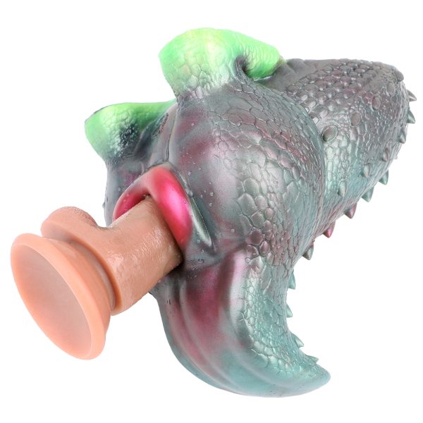 G6609 Iridescent Lizard Queen Dragon Pocket Pussy Toy for Men - Image 3