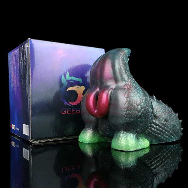 G6609 Iridescent Lizard Queen Dragon Pocket Pussy Toy for Men - Image 4
