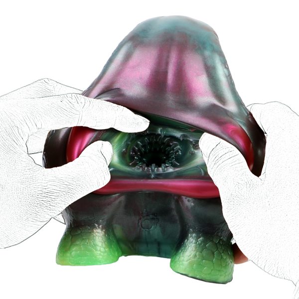 G6609 Iridescent Lizard Queen Dragon Pocket Pussy Toy for Men - Image 2