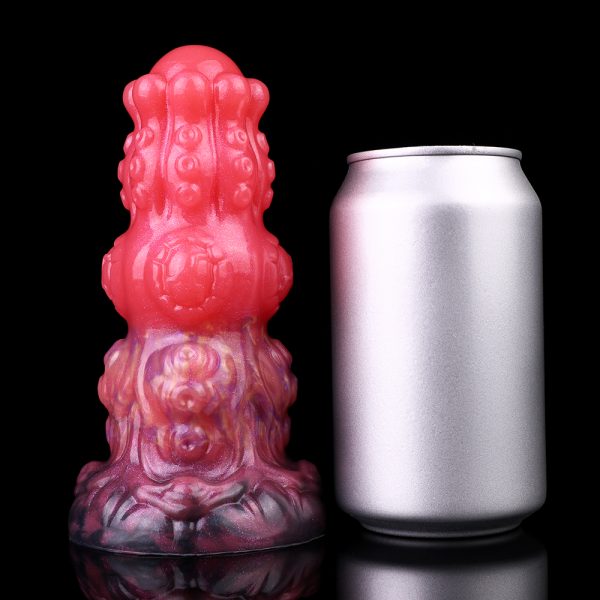 N-CL5282 Echo Red Dragon Anal Plug Silicone Butt Toy - Image 5