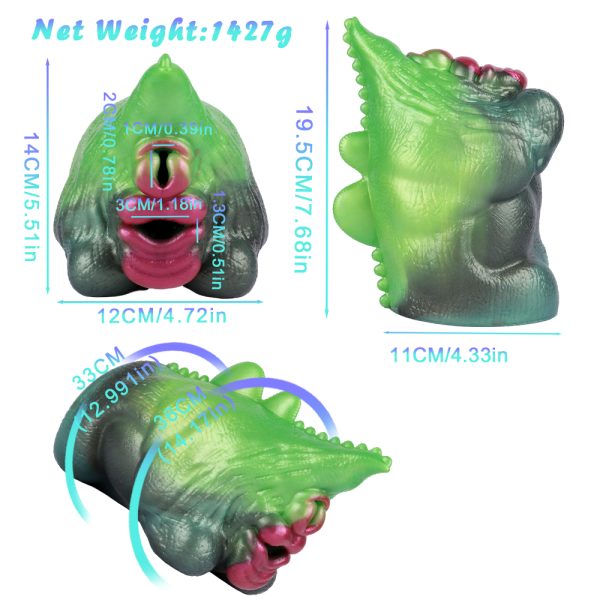 G6612 Green Dragon Pocket Pussy Cup Male Sucker Masturbator - Image 5