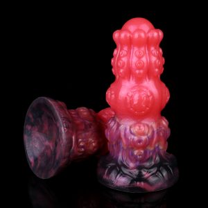 N-CL5282 Echo Red Dragon Anal Plug Silicone Butt Toy