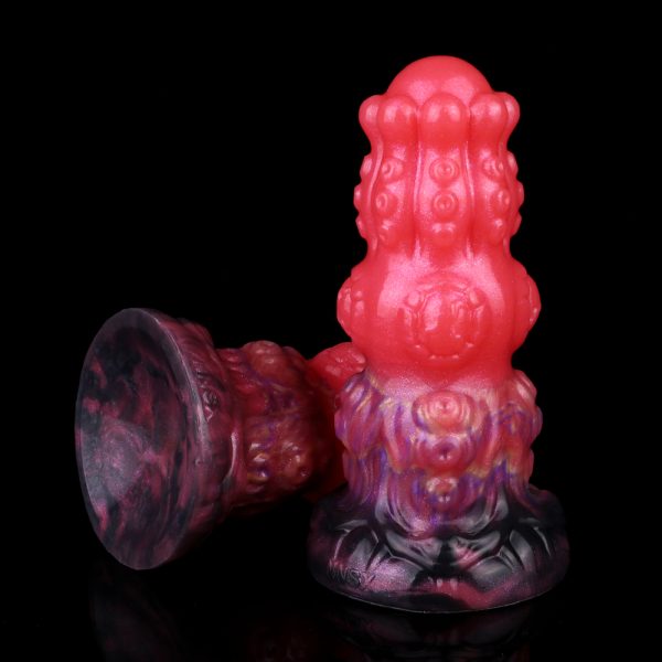 N-CL5282 Echo Red Dragon Anal Plug Silicone Butt Toy