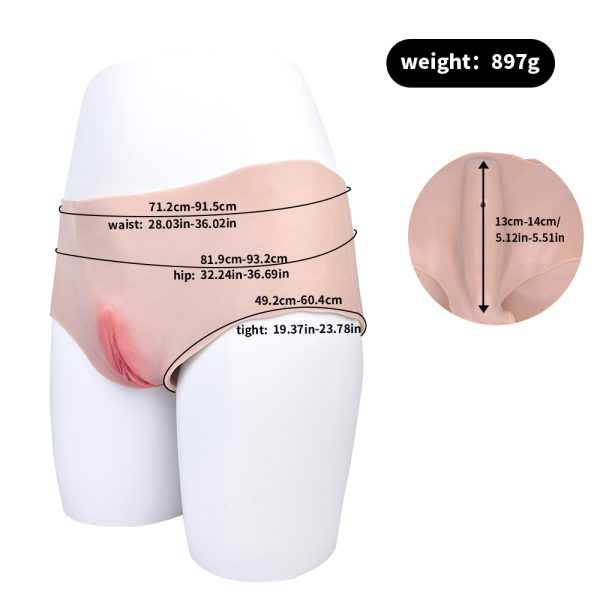FAAK-G1205 Real Vaginal Strap On Pants For Sissy - Image 5