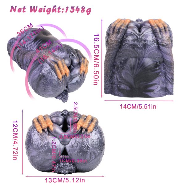 G6610 Violet Shadow Gryphina Monster Masturbators Cup for Men - Image 2