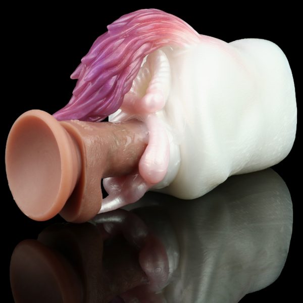 G6263 Dreamweaver-Rainbow horse Dildo Masturbator Cup - Image 2