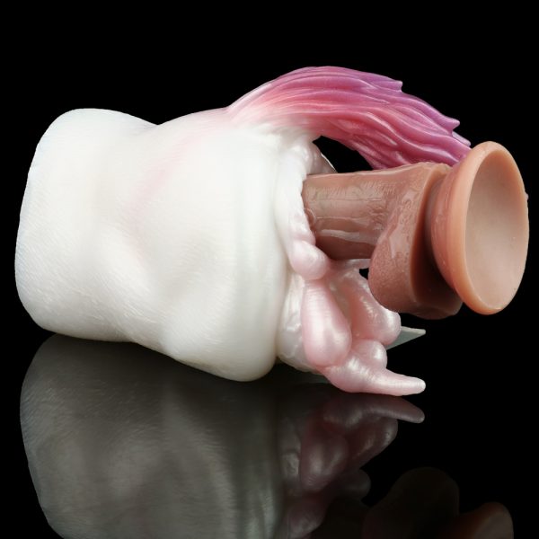 G6263 Dreamweaver-Rainbow horse Dildo Masturbator Cup - Image 4