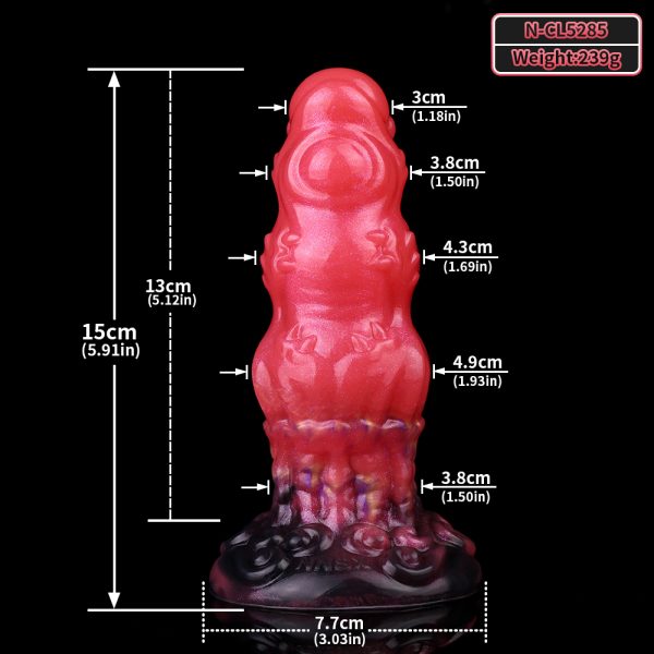 N-CL5285 NNSX Fantasy Butt Plug Silicone Anal Toy - Image 4