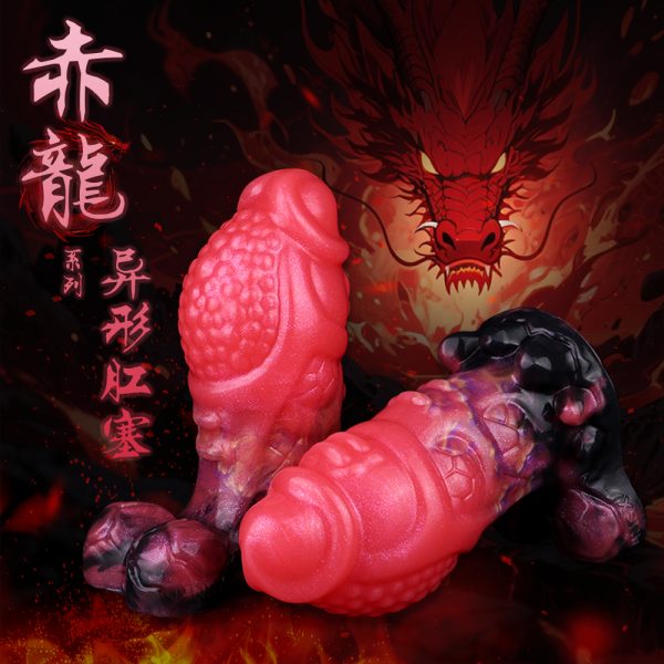 N-CL5281 Mailsi Red Dragon Thickness Anal Plug