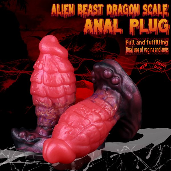 N-CL5277 Red Dragon Dildo For Men Women Anal plug